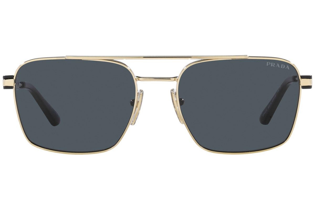 Prada PR 67ZS (ZVN09T) 56 | Unisex Altın Güneş Gözlüğü